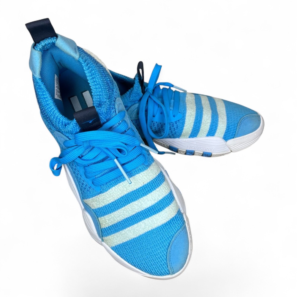 Adidas Trae Young 1 Mens Basketball Shoes Blue White H68997 Size 8.5 Performance
